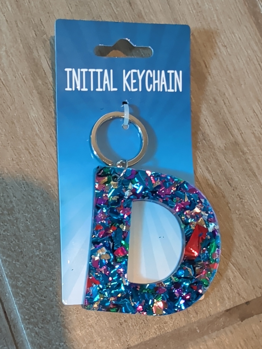 Source Unknown Multicolor D Initial Keychain - Picture 2 of 3